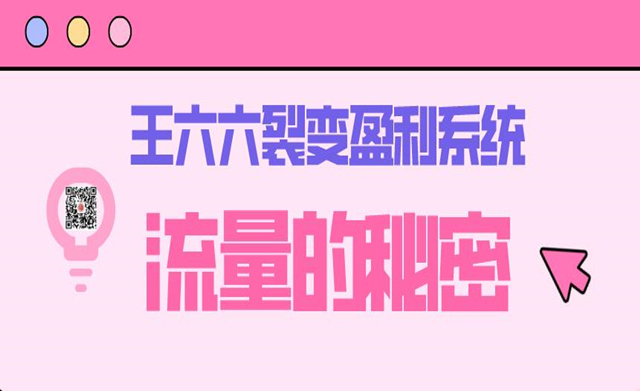 王六六裂变盈利系统课程01流量的秘密（核心诱饵+信任模型+裂变模式）