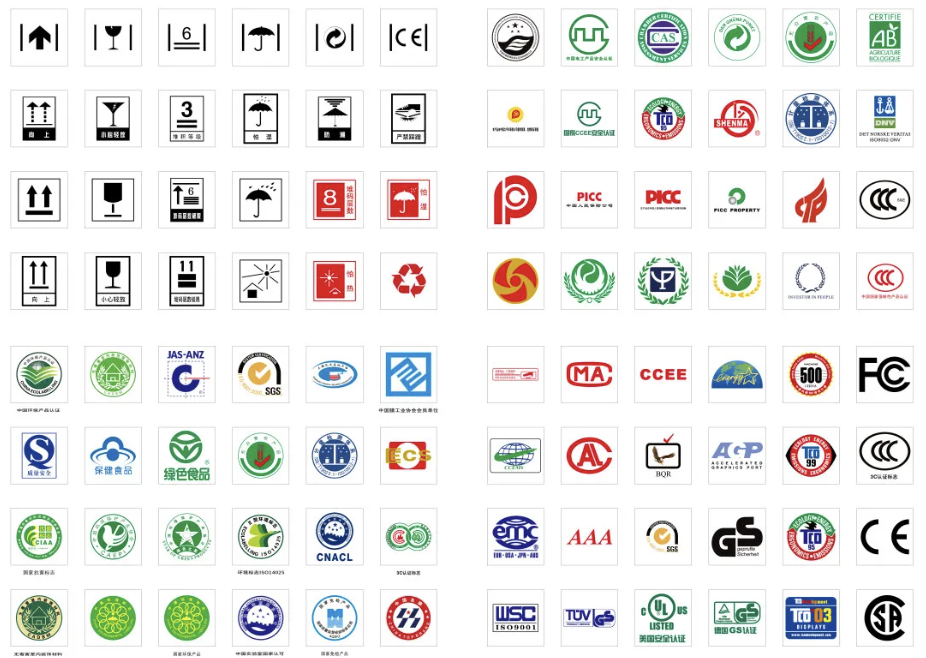 【1170期】包装外箱常用图标食品安全标志大全，立刻收藏！